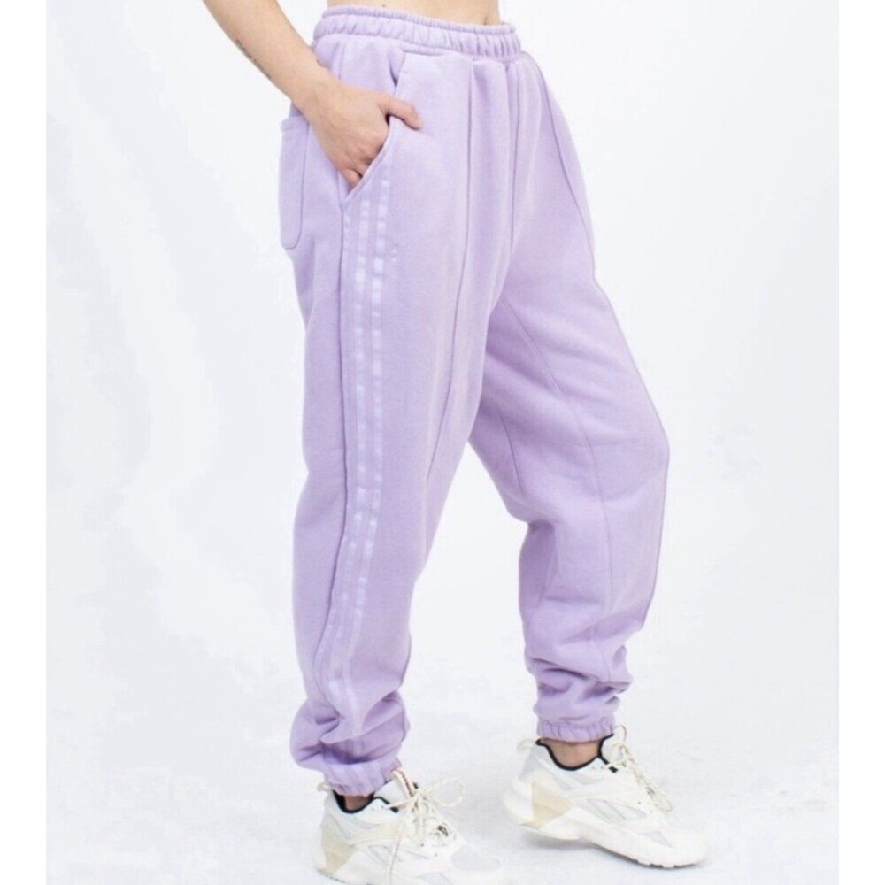 Adidas X Ivy Park Sweat Jogging Pants Terry Purple Glow Unisex Size M